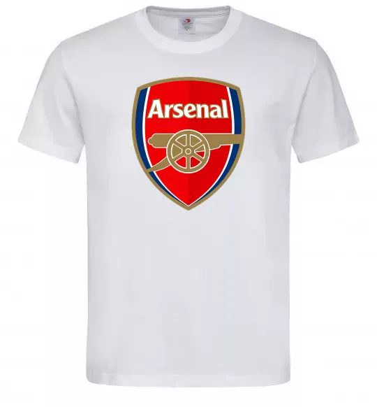 Мужская футболка Arsenal logo Белый фото