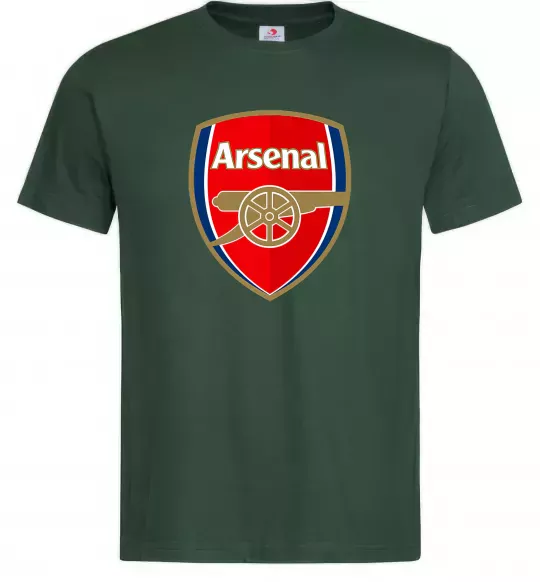 Мужская футболка Arsenal logo Темно-зеленый фото