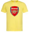 Мужская футболка Arsenal logo Лимонный фото