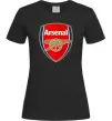 Жіноча футболка Arsenal logo Чорний Жіноча футболка Arsenal logo Чорний фото
