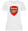 Жіноча футболка Arsenal logo Білий Жіноча футболка Arsenal logo Білий фото