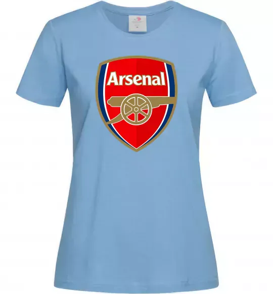 Жіноча футболка Arsenal logo Блакитний фото