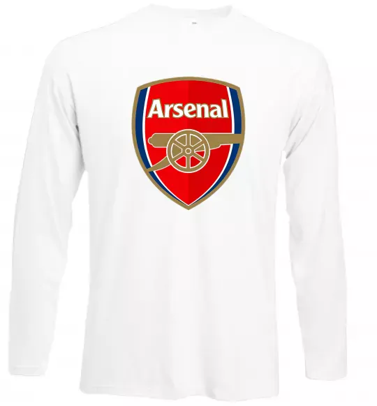 Лонгслив Arsenal logo Белый фото