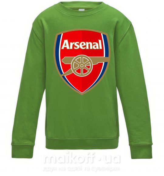 Дитячий світшот Arsenal logo Лаймовий фото