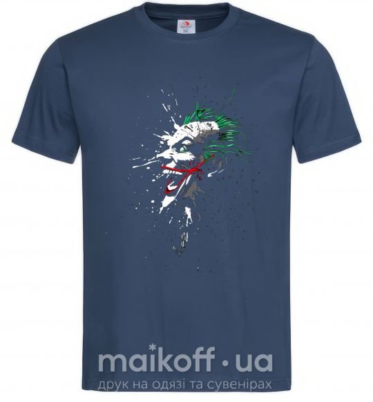 Чоловіча футболка Joker splash Темно-синій фото
