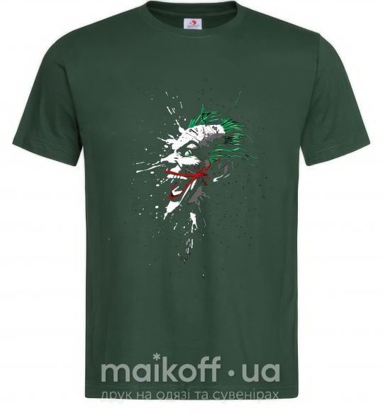 Мужская футболка Joker splash Темно-зеленый фото