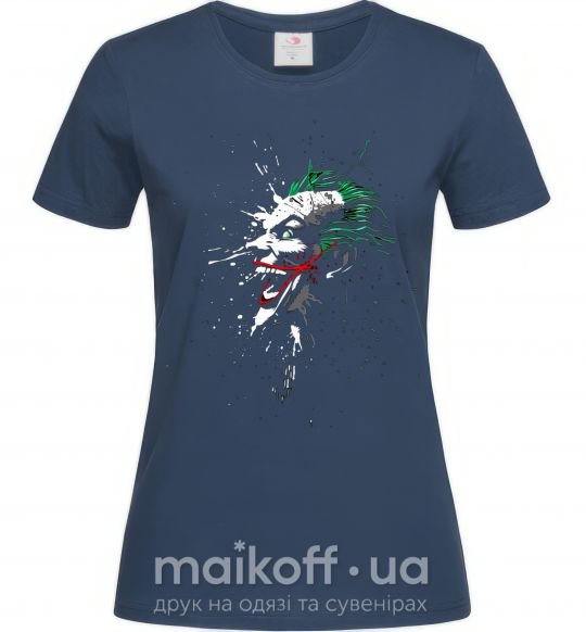 Женская футболка Joker splash Темно-синий фото
