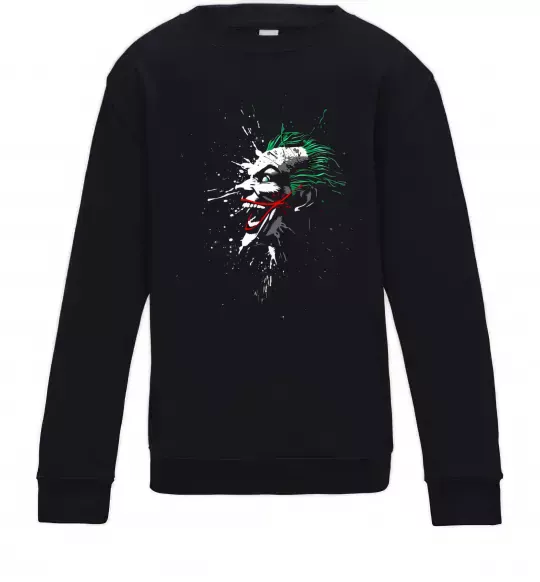 Детский Свитшот Joker splash Черный фото
