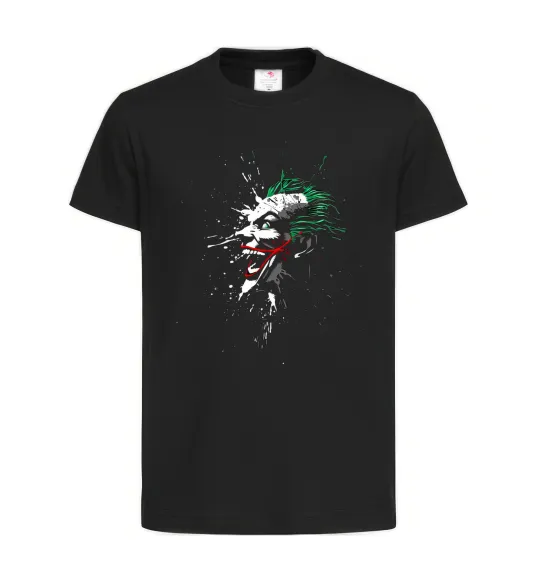 Дитяча футболка Joker splash Чорний фото