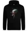 Мужская толстовка (худи) Joker splash Черный фото