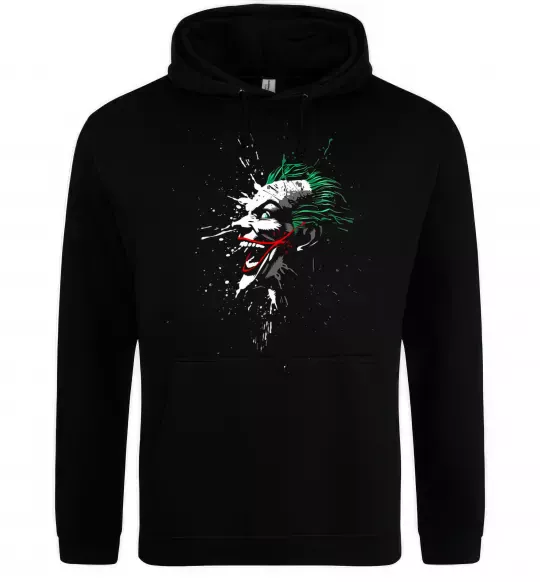 Жіноча толстовка (худі) Joker splash Чорний фото