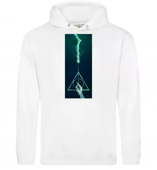 Жіноча толстовка (худі) Бузинна паличка Білий фото