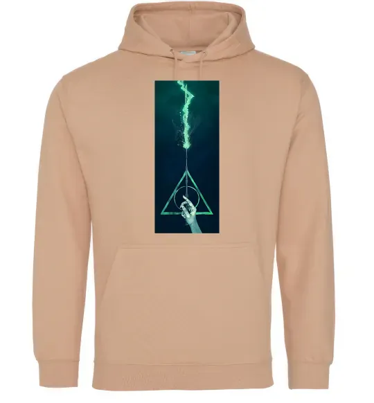 Жіноча толстовка (худі) Бузинна паличка Пісочний фото