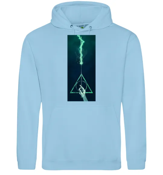 Жіноча толстовка (худі) Бузинна паличка Блакитний фото