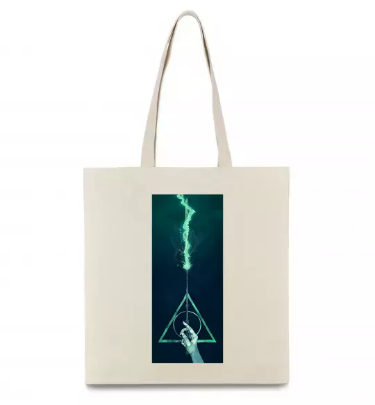 Эко-сумка Бузинна паличка Бежевый фото