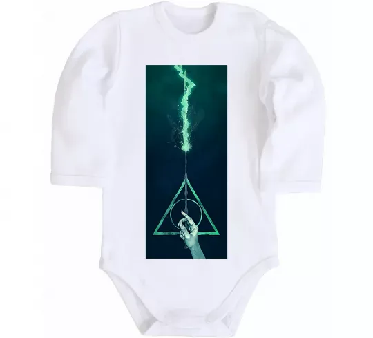 Дитячий бодік Бузинна паличка Білий фото