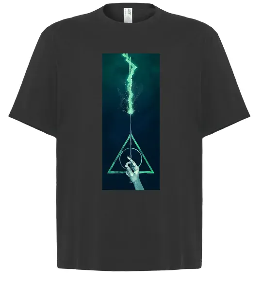 Футболка Оверсайз Бузинна паличка Черный фото