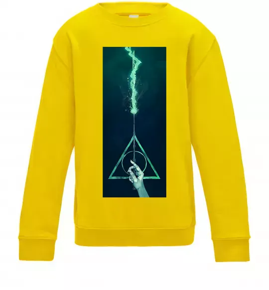 Детский Свитшот Бузинна паличка Солнечно желтый фото