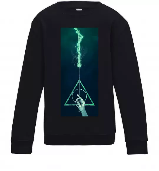 Детский Свитшот Бузинна паличка Черный фото