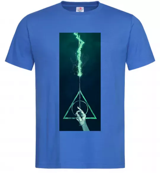 Мужская футболка Бузинна паличка Ярко-синий фото