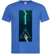 Мужская футболка Бузинна паличка Ярко-синий фото