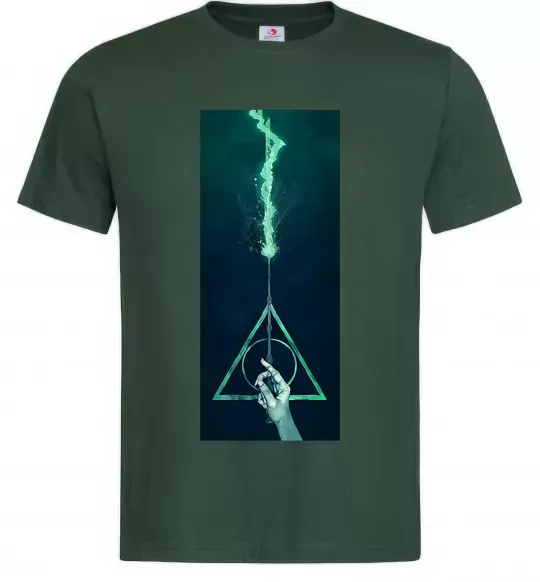 Мужская футболка Бузинна паличка Темно-зеленый фото