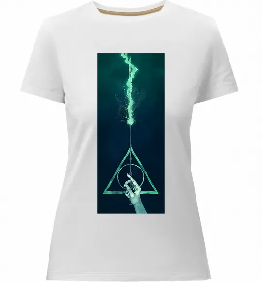 Женская премиум футболка Бузинна паличка Белый фото