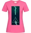 Женская футболка Бузинна паличка Ярко-розовый Женская футболка Бузинна паличка Ярко-розовый фото