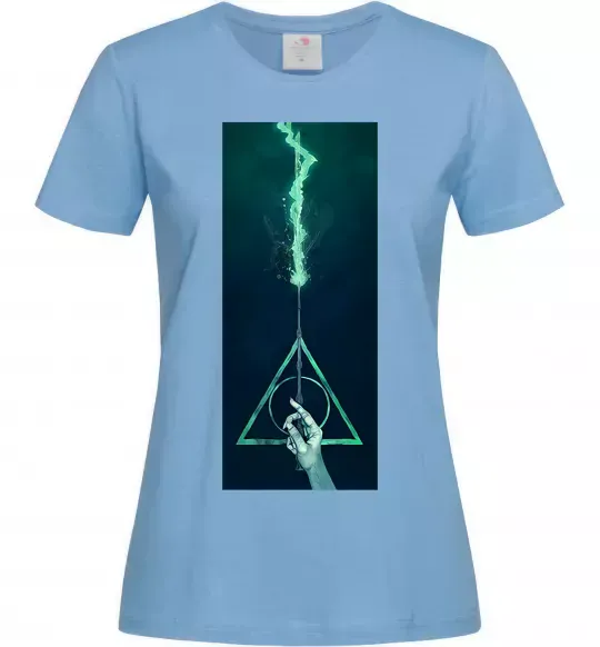 Женская футболка Бузинна паличка Голубой фото