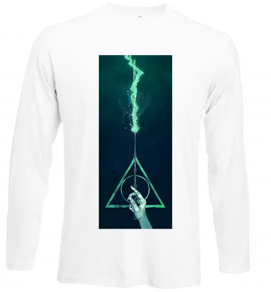 Лонгслів Бузинна паличка Білий фото