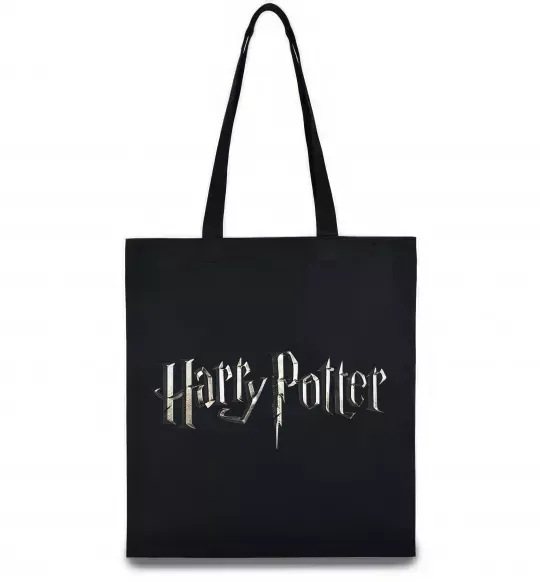 Еко-сумка Harry Potter logo Чорний фото