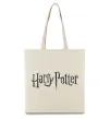 Еко-сумка Harry Potter logo Бежевий фото