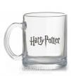 Чашка стеклянная Harry Potter logo Прозрачный фото
