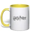 Чашка з кольоровою ручкою Harry Potter logo Лимонний Чашка з кольоровою ручкою Harry Potter logo Лимонний фото