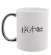 Чашка з кольоровою ручкою Harry Potter logo Срібло Чашка з кольоровою ручкою Harry Potter logo Срібло фото