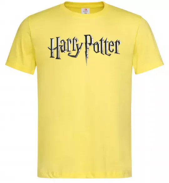 Чоловіча футболка Harry Potter logo Лимонний фото