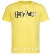 Мужская футболка Harry Potter logo Лимонный фото