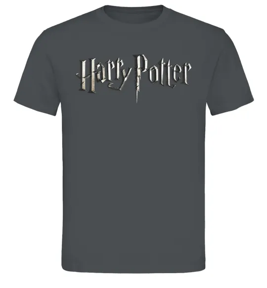 Чоловіча футболка Harry Potter logo Графіт фото