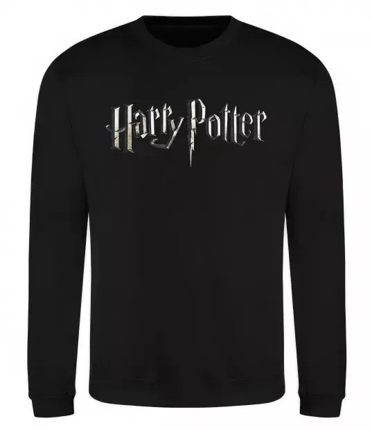 Свитшот Harry Potter logo Черный фото