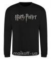 Свитшот Harry Potter logo Черный фото