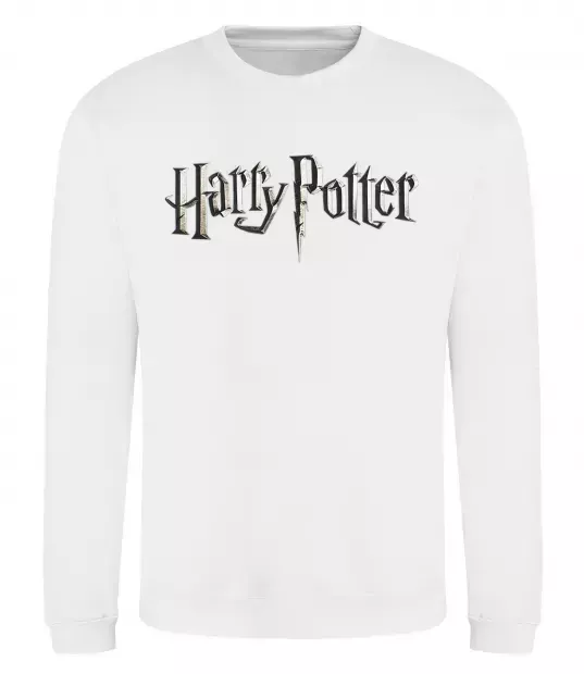 Свитшот Harry Potter logo Белый фото
