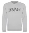Свитшот Harry Potter logo Серый меланж фото