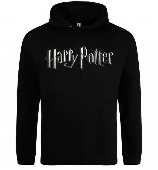 Женская толстовка (худи) Harry Potter logo Черный фото