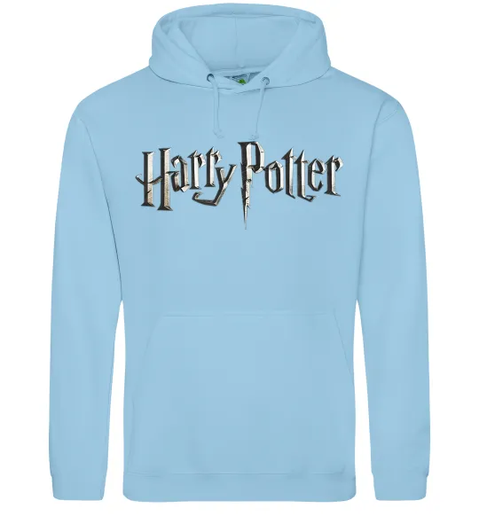 Жіноча толстовка (худі) Harry Potter logo Блакитний фото