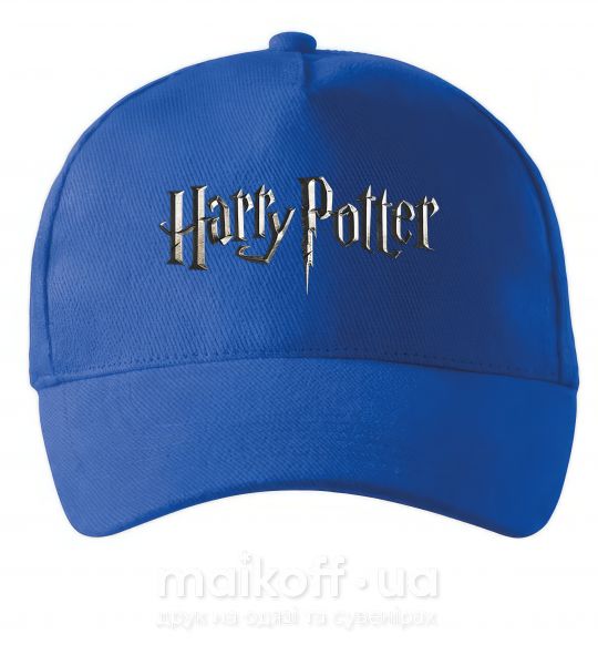 Кепка Harry Potter logo Ярко-синий фото