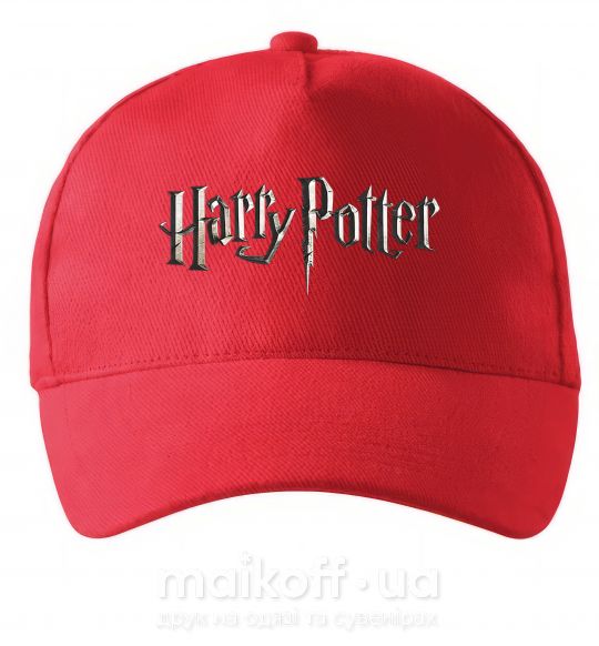 Кепка Harry Potter logo Красный фото