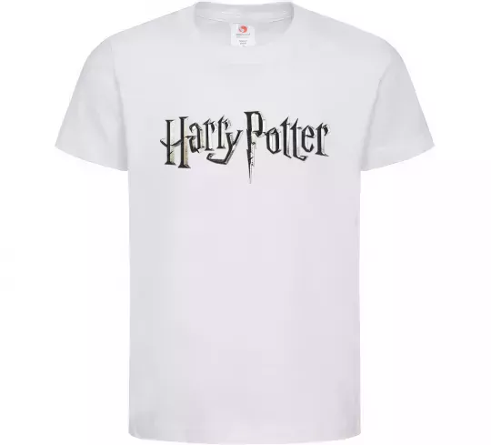 Детская футболка Harry Potter logo Белый фото