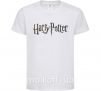 Детская футболка Harry Potter logo Белый фото