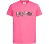 Детская футболка Harry Potter logo Ярко-розовый фото
