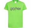 Детская футболка Harry Potter logo Лаймовый фото